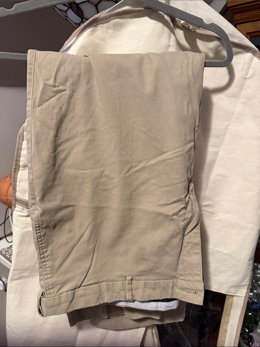 Savane Men's Chino Pants in Light Khaki 46x30
